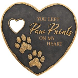 Stone Heart Shaped Pet Memorial