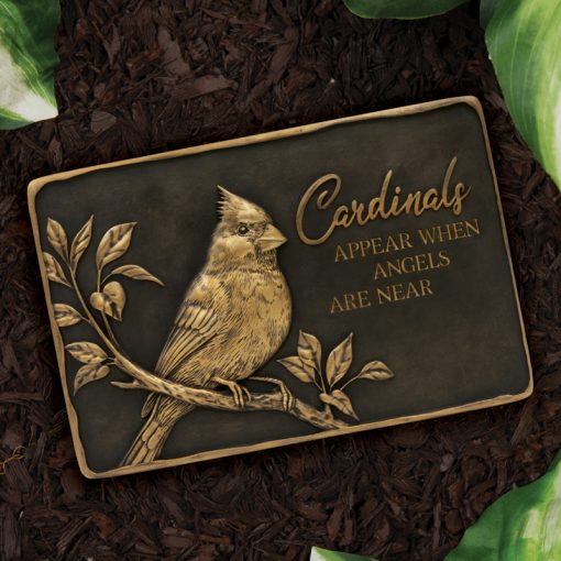 Stone Memorial Cardinals Appear when Angels are Near